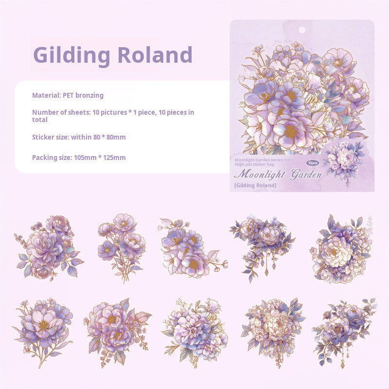 0615 Garden PET sticker -10Pcs each pack