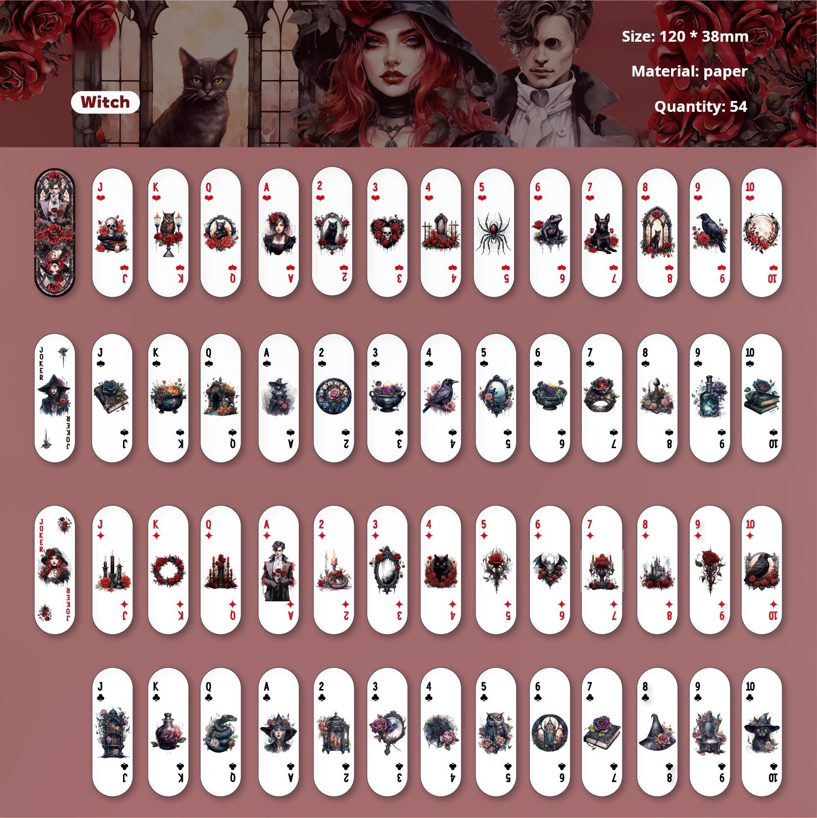 0809 Poker 54pcs 1pack