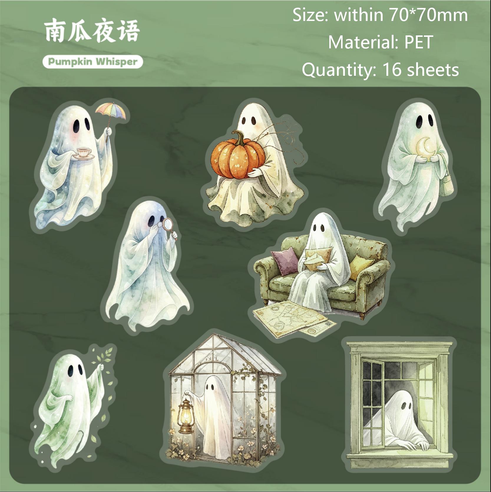 Dreamy Wraith PET Stickers -16Pcs each pack