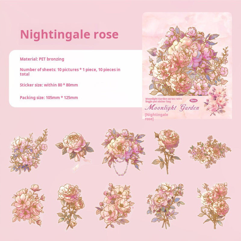 0615 Garden PET sticker -10Pcs each pack