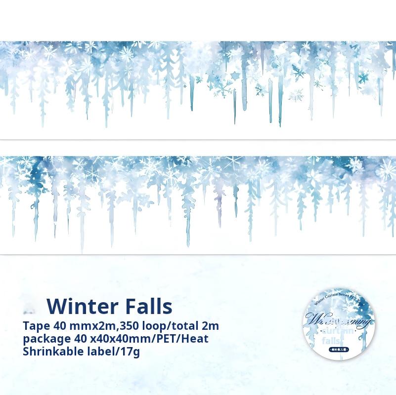 1129 Ice and snow PET Tape -5cm*2m