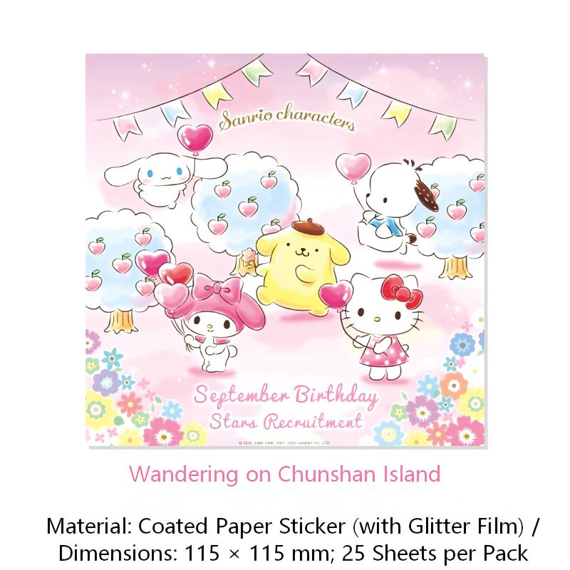 Sanrio Sticker book -25Pcs each pack