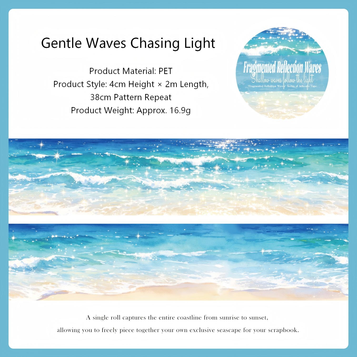 Fragmented Reflection Waves PET Tape (4cm x 2m)