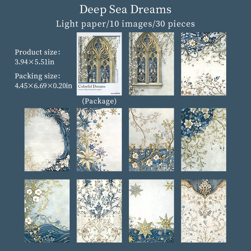 260319 Colorful Dreams Paper -30Pcs each pack