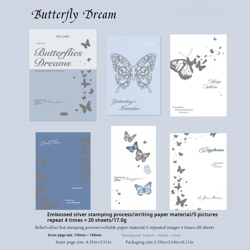 0710 Embossed Notes paper -20Pcs each pack