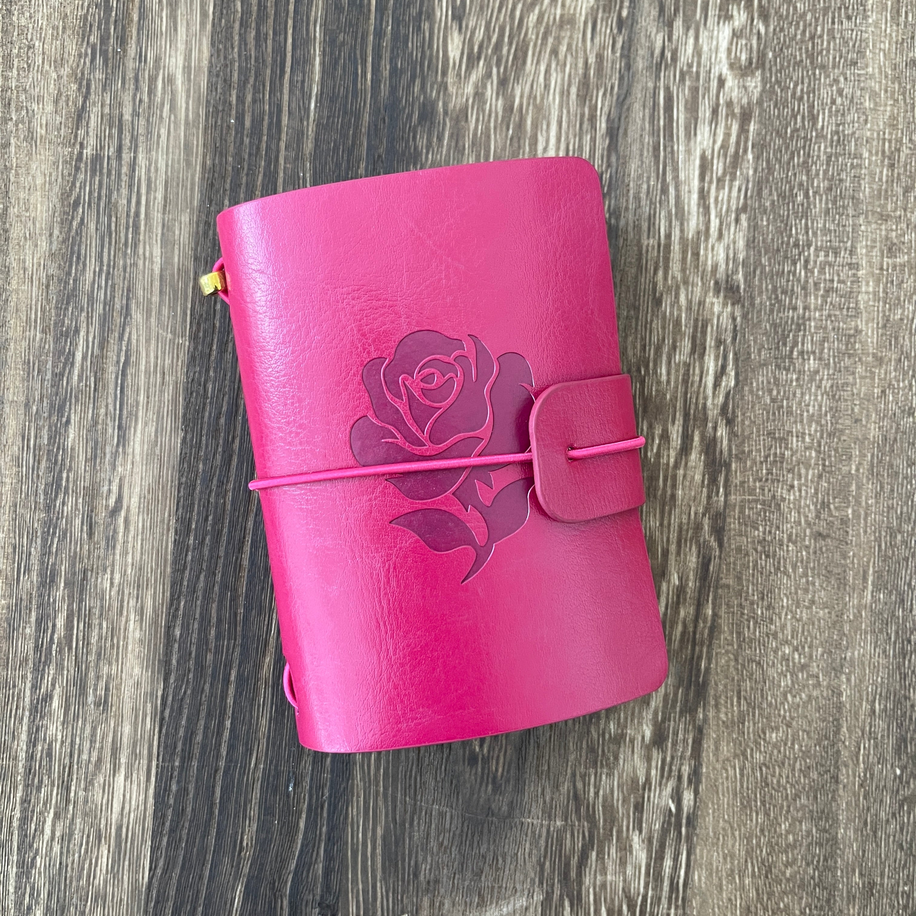 Embossed Rose Small Notebook