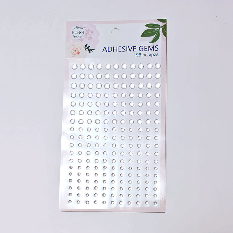 Transparent dew drop sticker