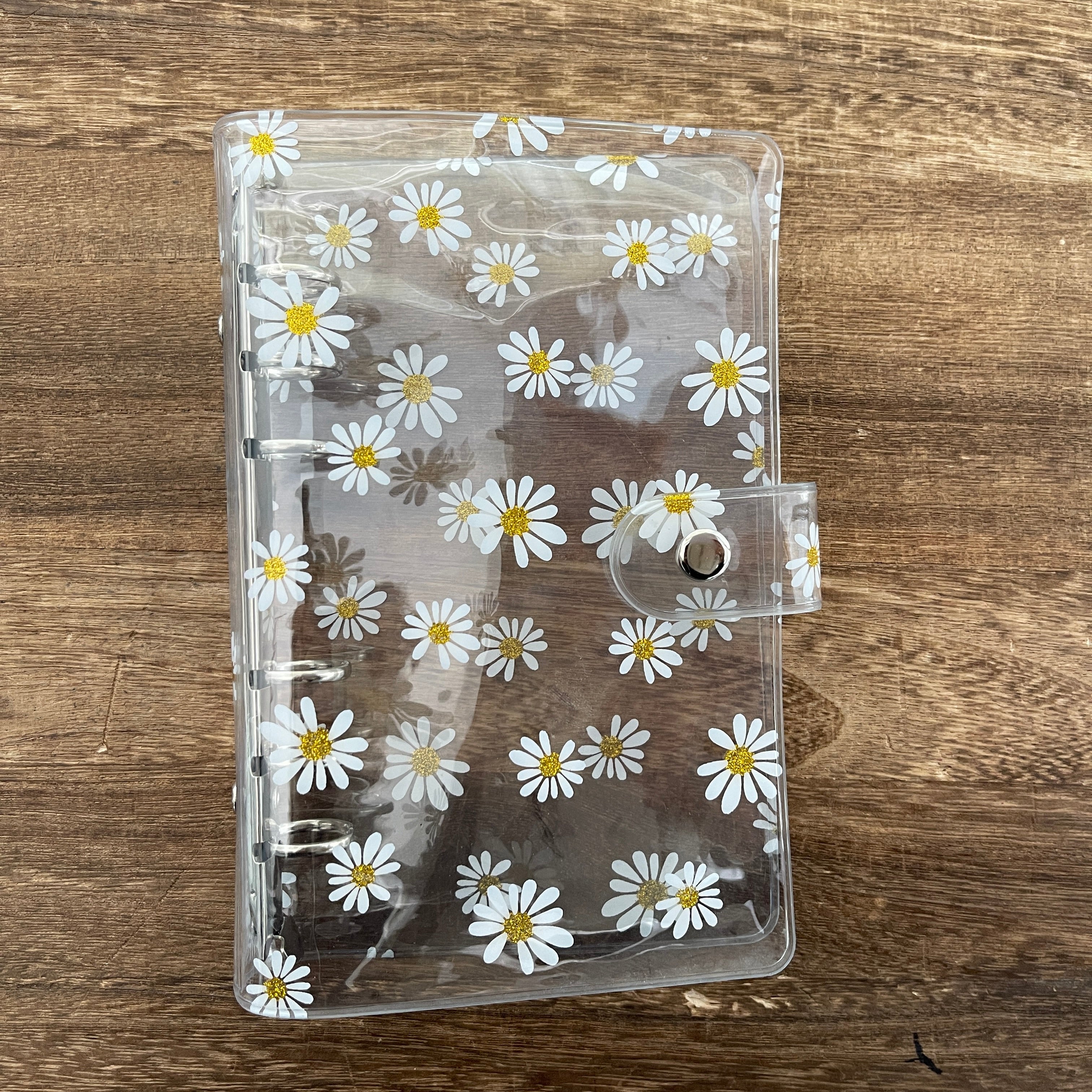 260110 A6 Clear daisy binder journal *Not include inner pages
