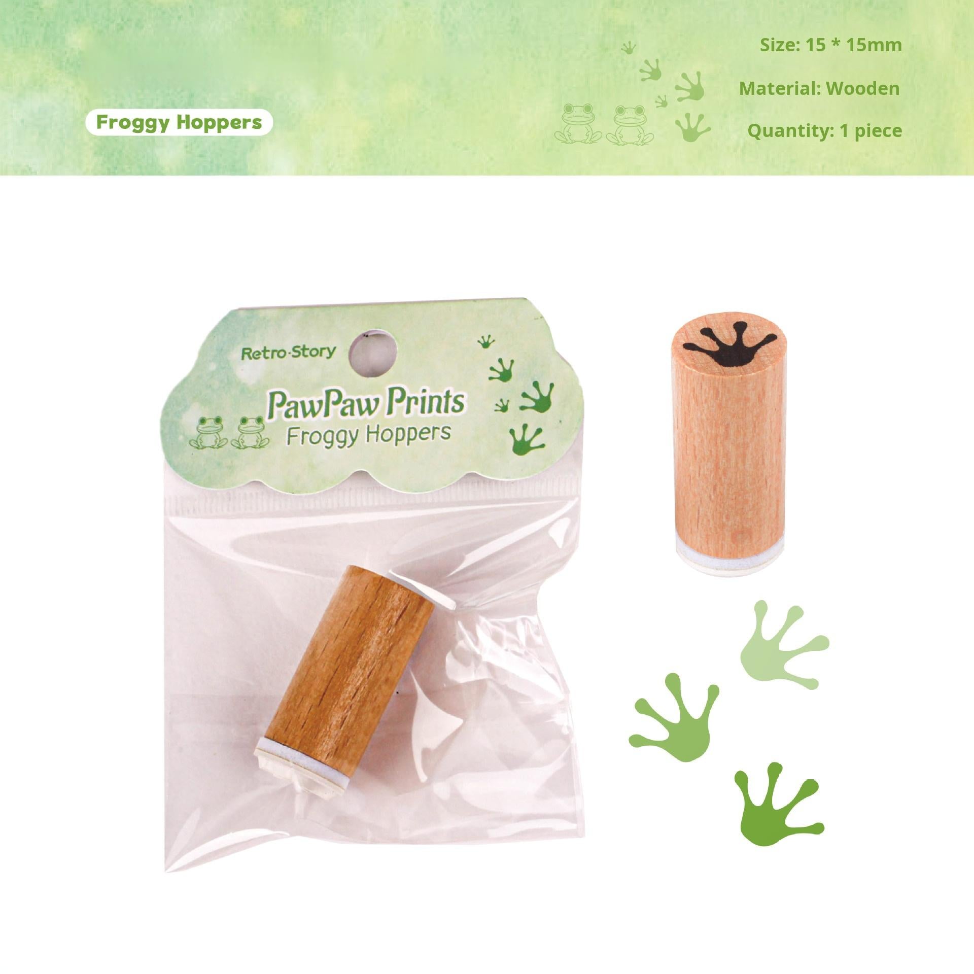 0730 Animal paw stamps