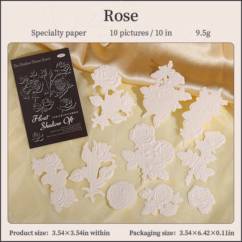 1115 Flowers paper -10Pcs each pack