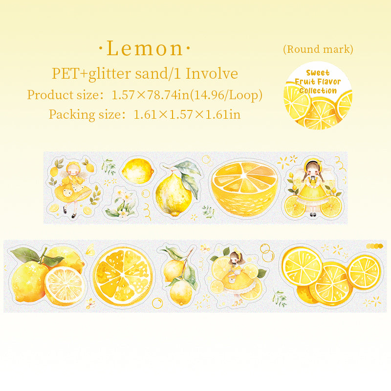 0716 Fruit PET tape *pre-cut -4CM*2M