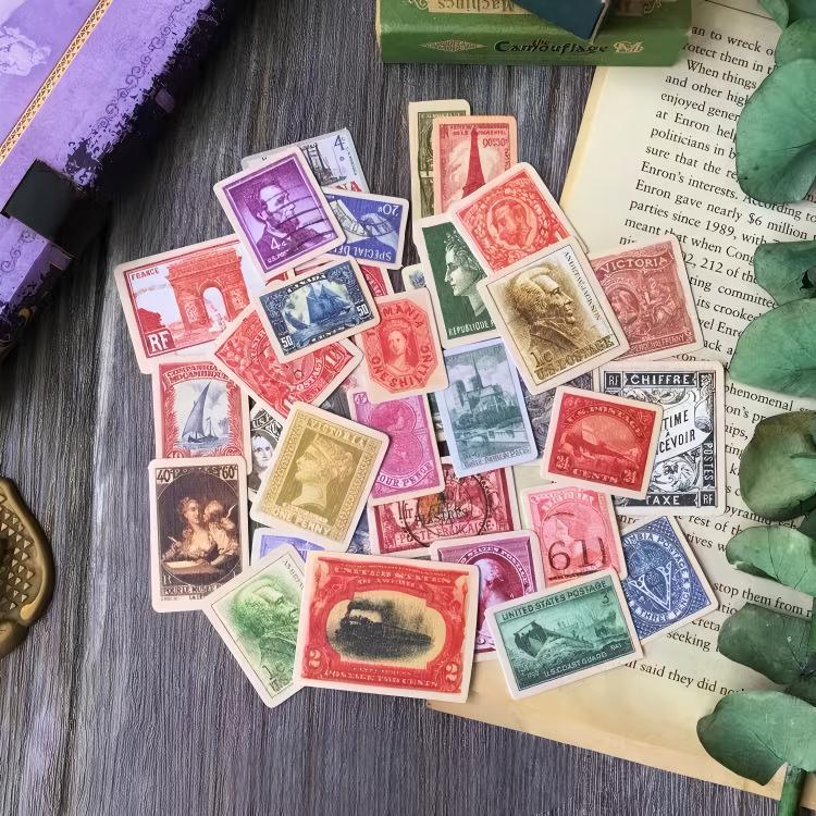 Vintage Stamp paper -36Pcs each pack