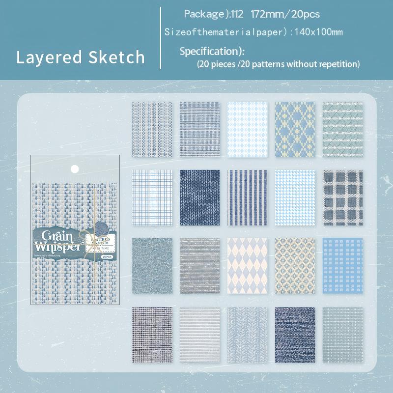 1020 Weaving Paper  -20Pcs each pack