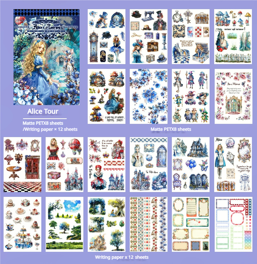 S-546- Alice Tour Sticker Book -20Pcs each pack