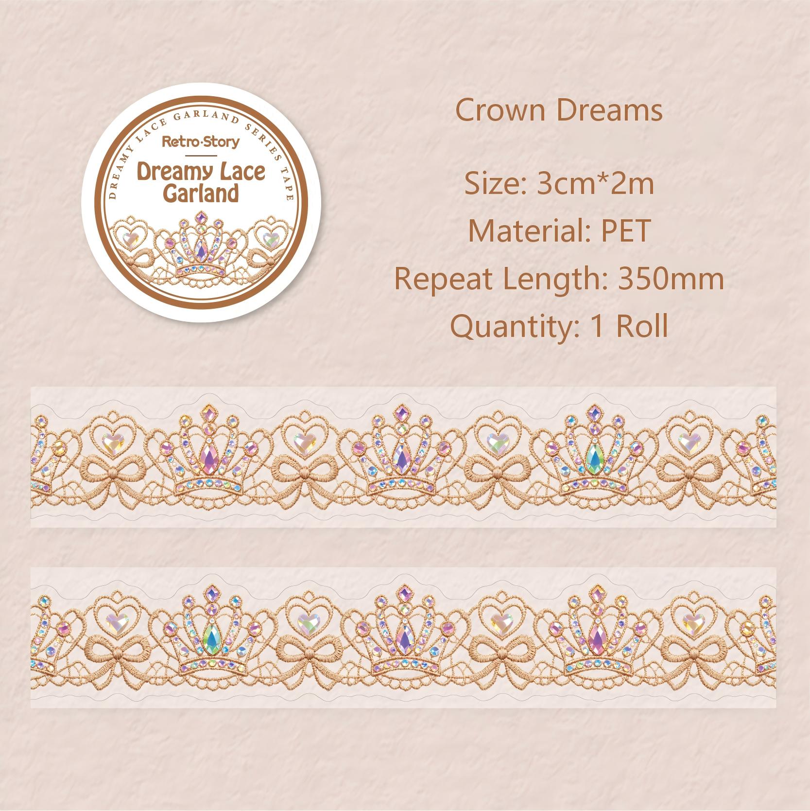 Dreamy Lace Garland PET Tape (3cm x 2m)