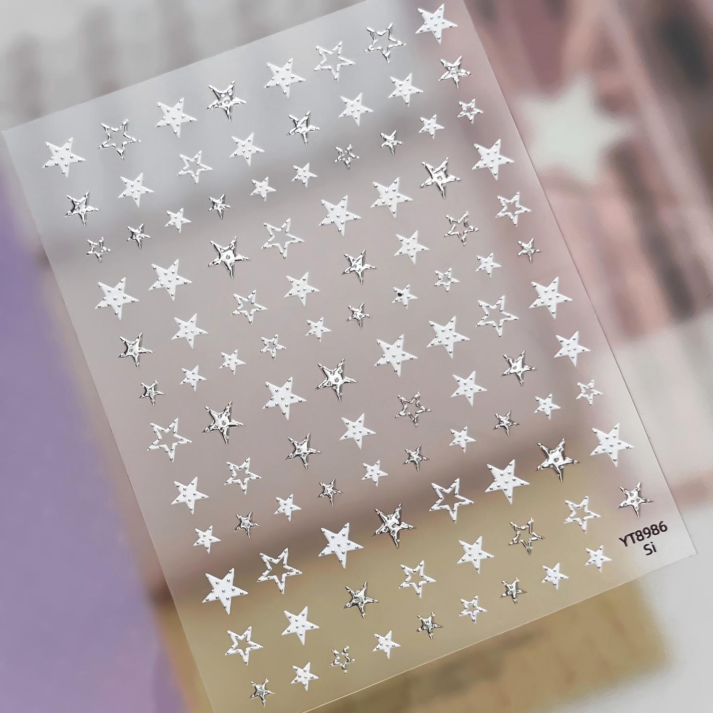M314- Colorful Stars Mini sticker 1 Pcs