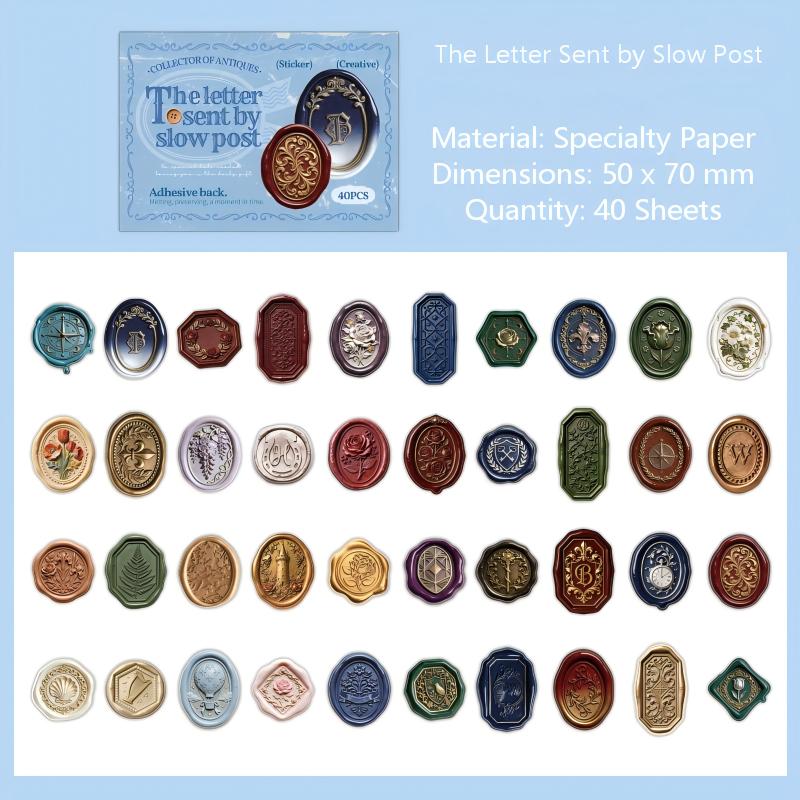 260318 Collector of Old Objects Solid sticker -40Pcs each pack