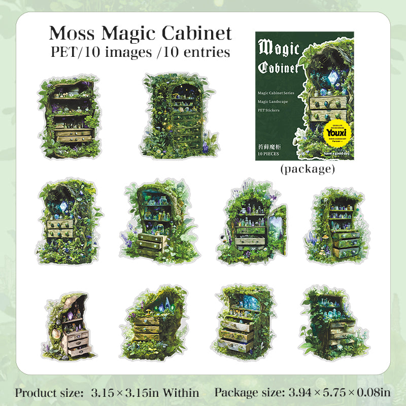 0610 Magic cabinet PET sticker -10Pcs each pack