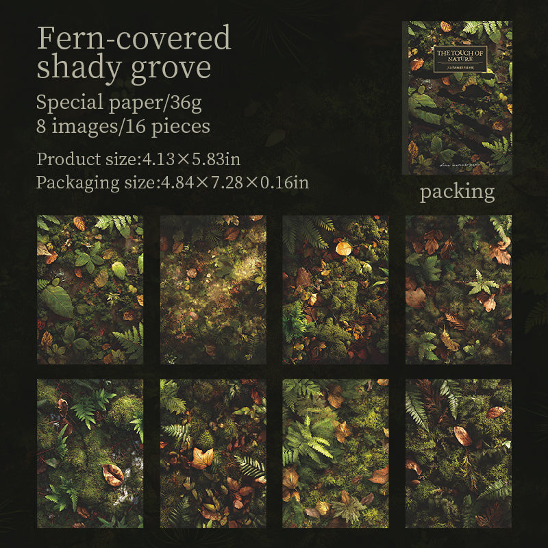 1124 The touch of nature paper -16Pcs each pack