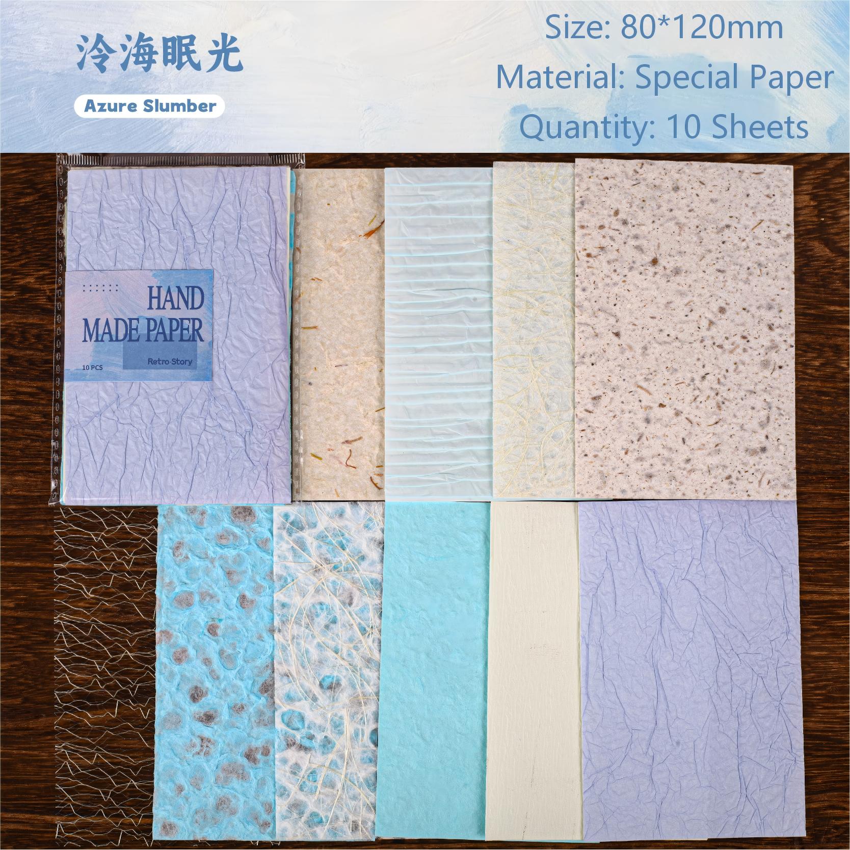 Vintage Handmade Paper -10Pcs each pack