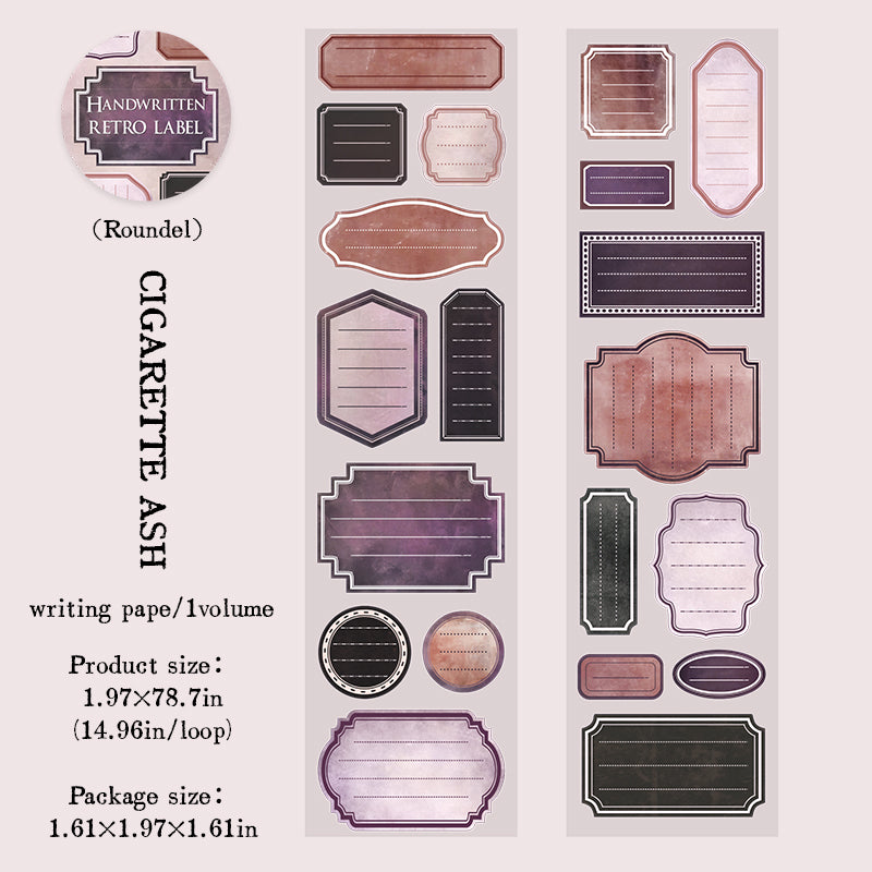 260227 Label Writing Paper Tape -5cm*2m