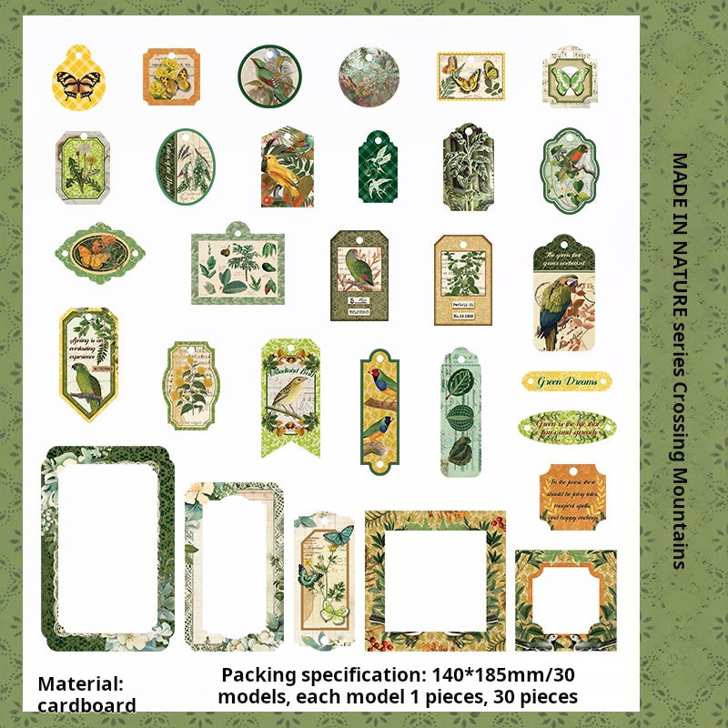 Natural Creation Series Paper -30Pcs each pack