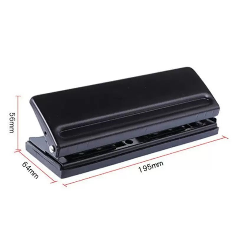 0628 Adjustable 6 Hole Punch:  Capacity for A4 / A5 / A6 / Personal/Pocket Size