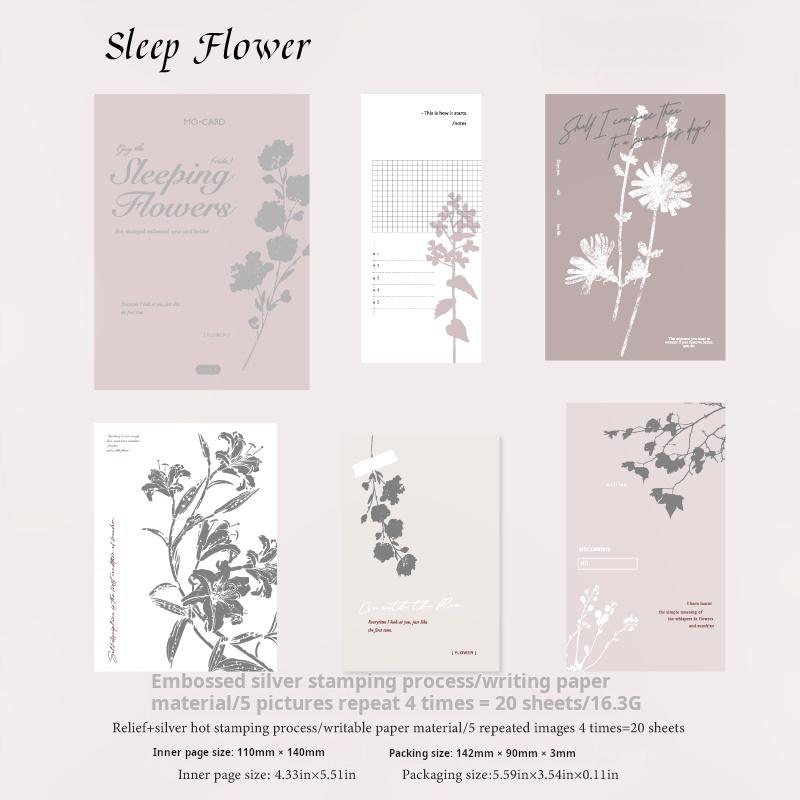 0710 Embossed Notes paper -20Pcs each pack