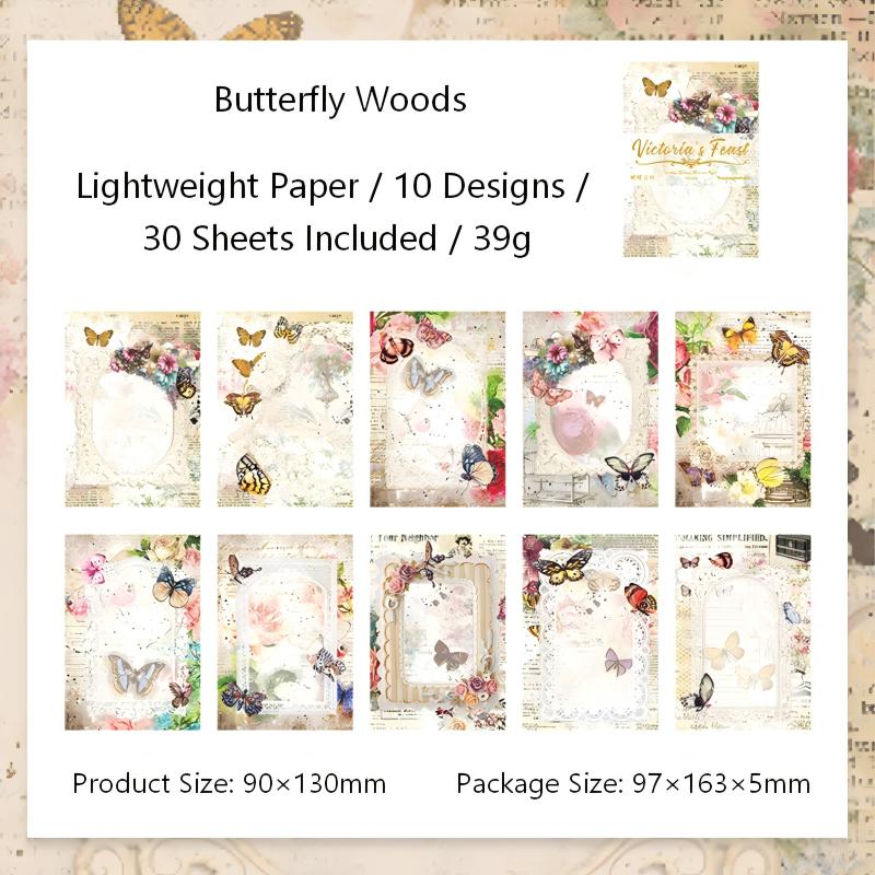 Victorian Feast Paper -30Pcs each pack