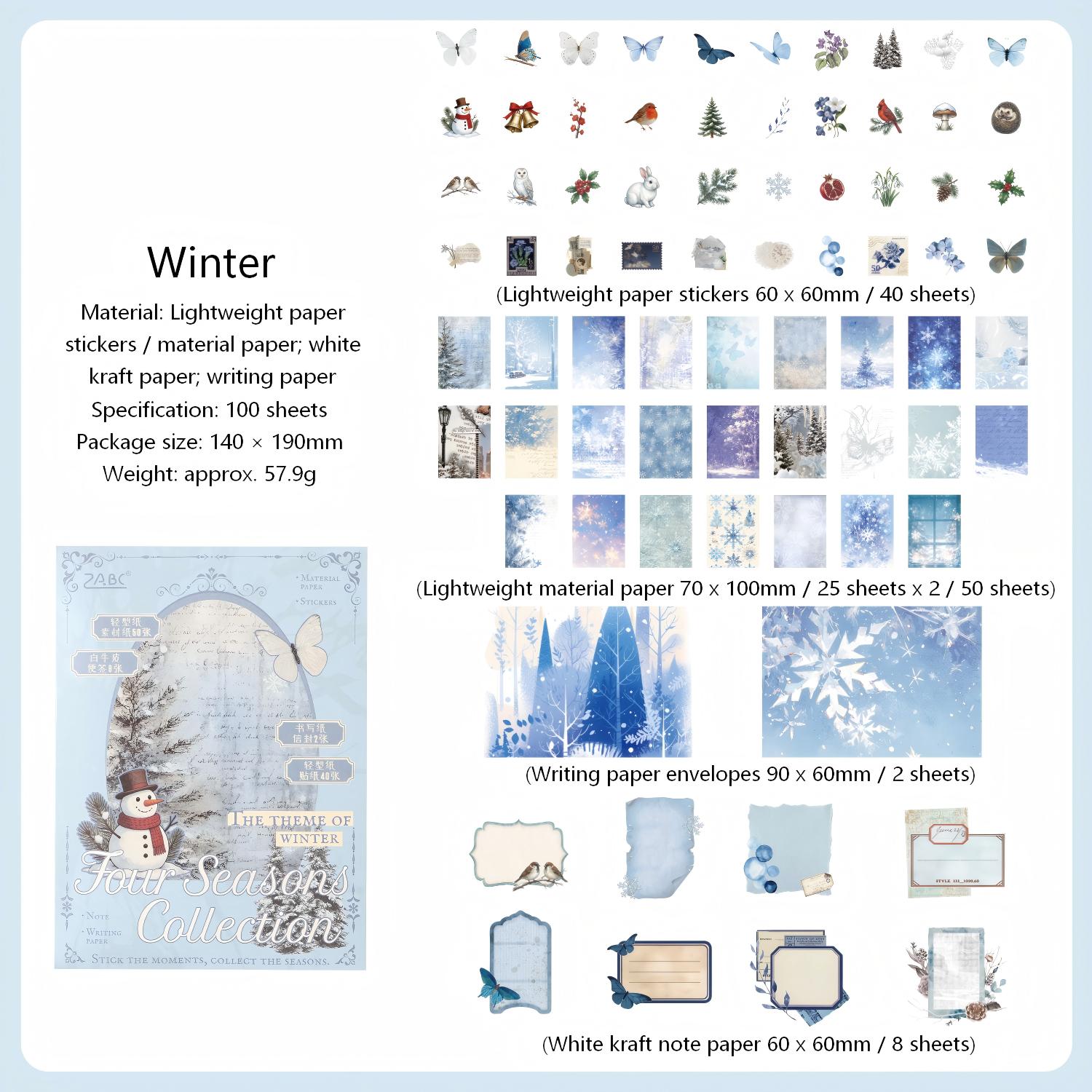 Four Seasons Collection Mix Pack -100Pcs each pack