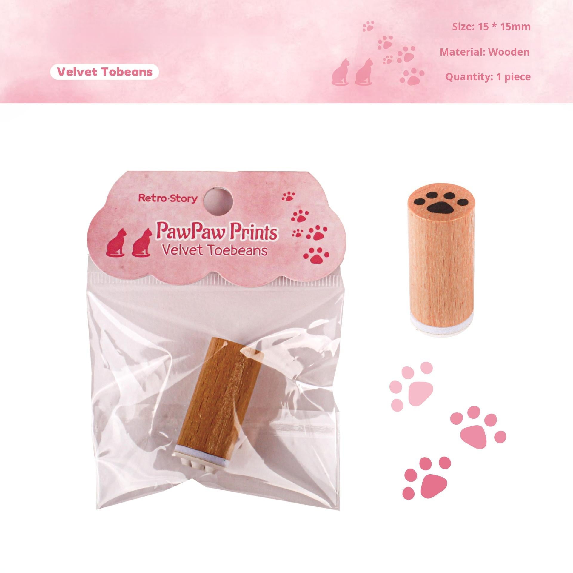 0730 Animal paw stamps