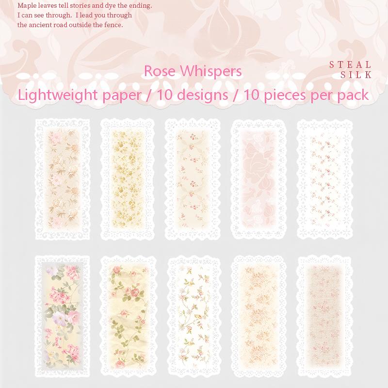Vintage die cut Lace Paper -10Pcs each pack