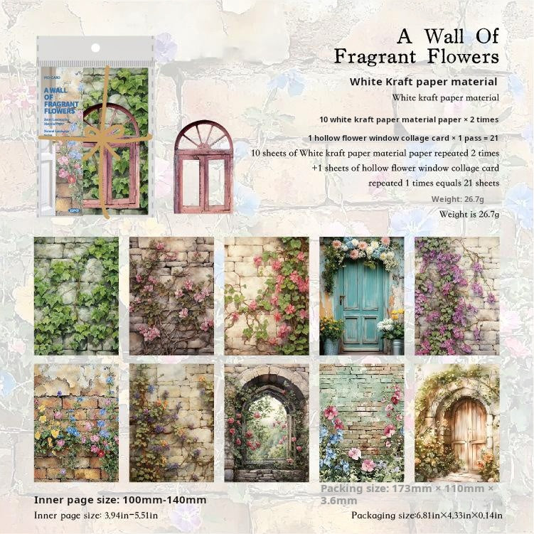 0524 Natural landscape Solid Paper -30Pcs each pack