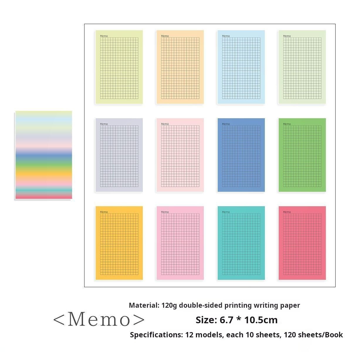 0802 Memo pack 120Pcs