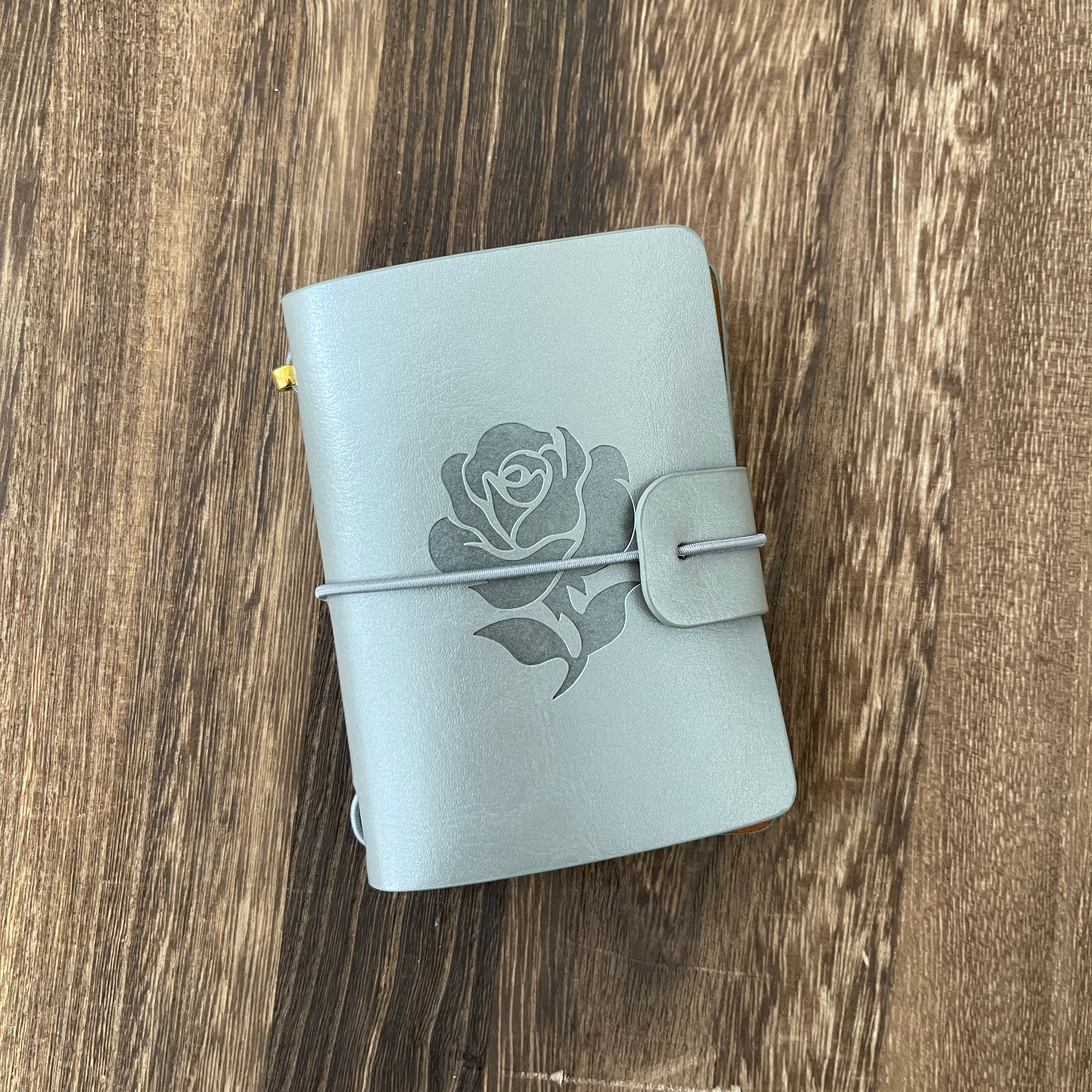 Embossed Rose Small Notebook