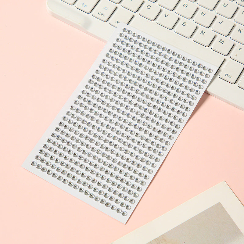 1013 Colored diamonds sticker -1Pcs each pack