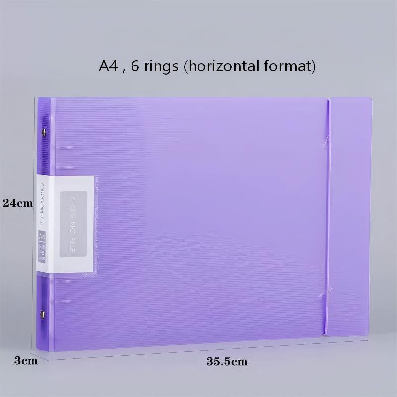 A4 Storage Book Binder 6 rings