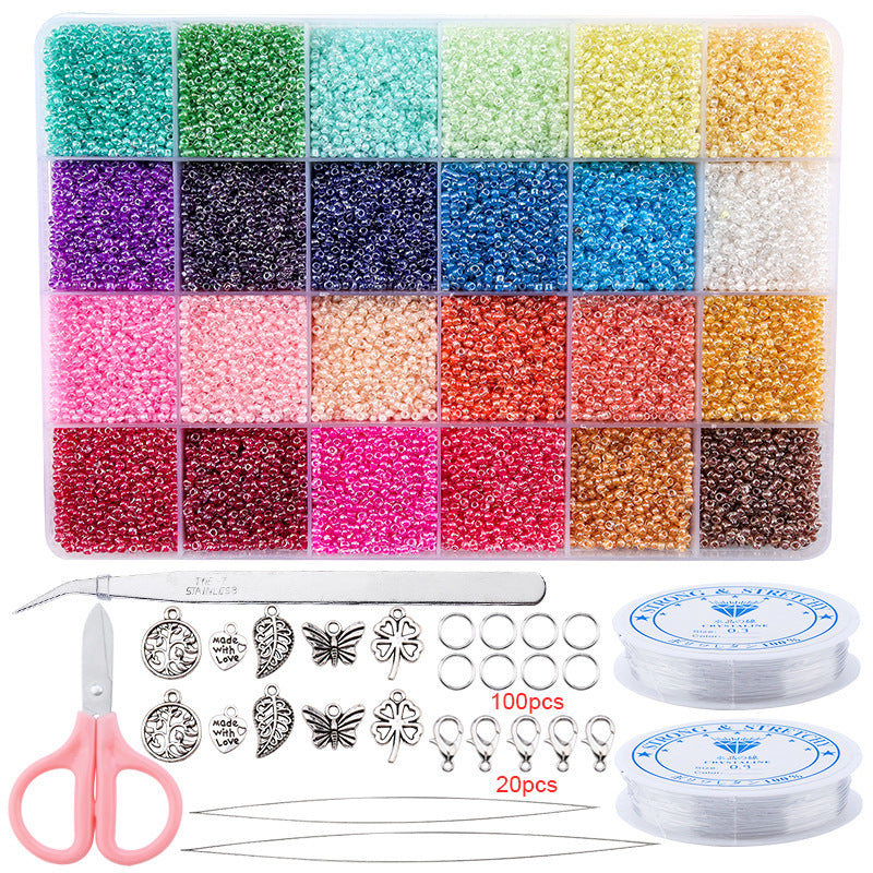 2mm Mixed-Color Seed Bead DIY Kit