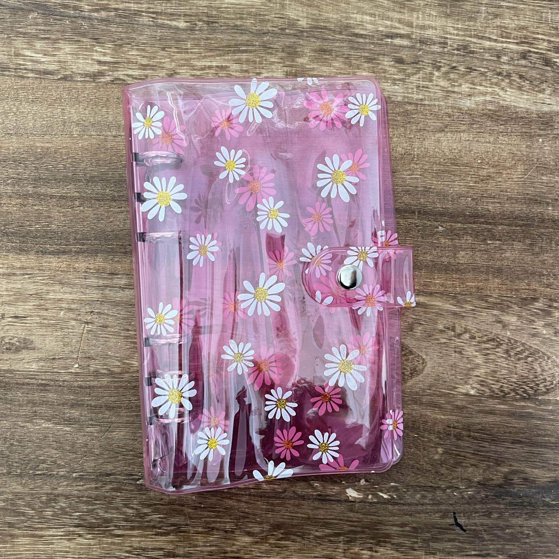 260110 A6 Clear daisy binder journal *Not include inner pages