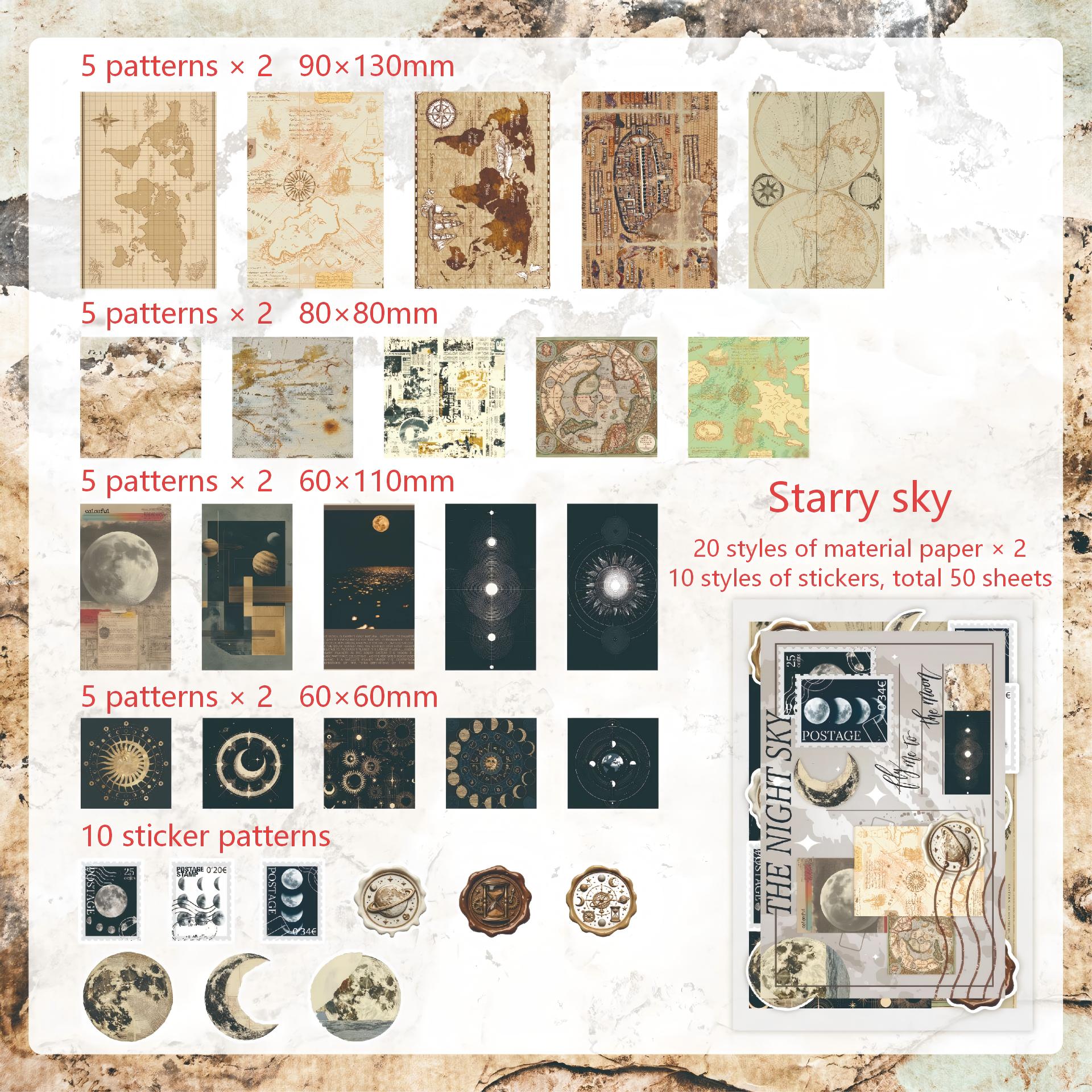 Vintage Mix Pack -50Pcs each pack