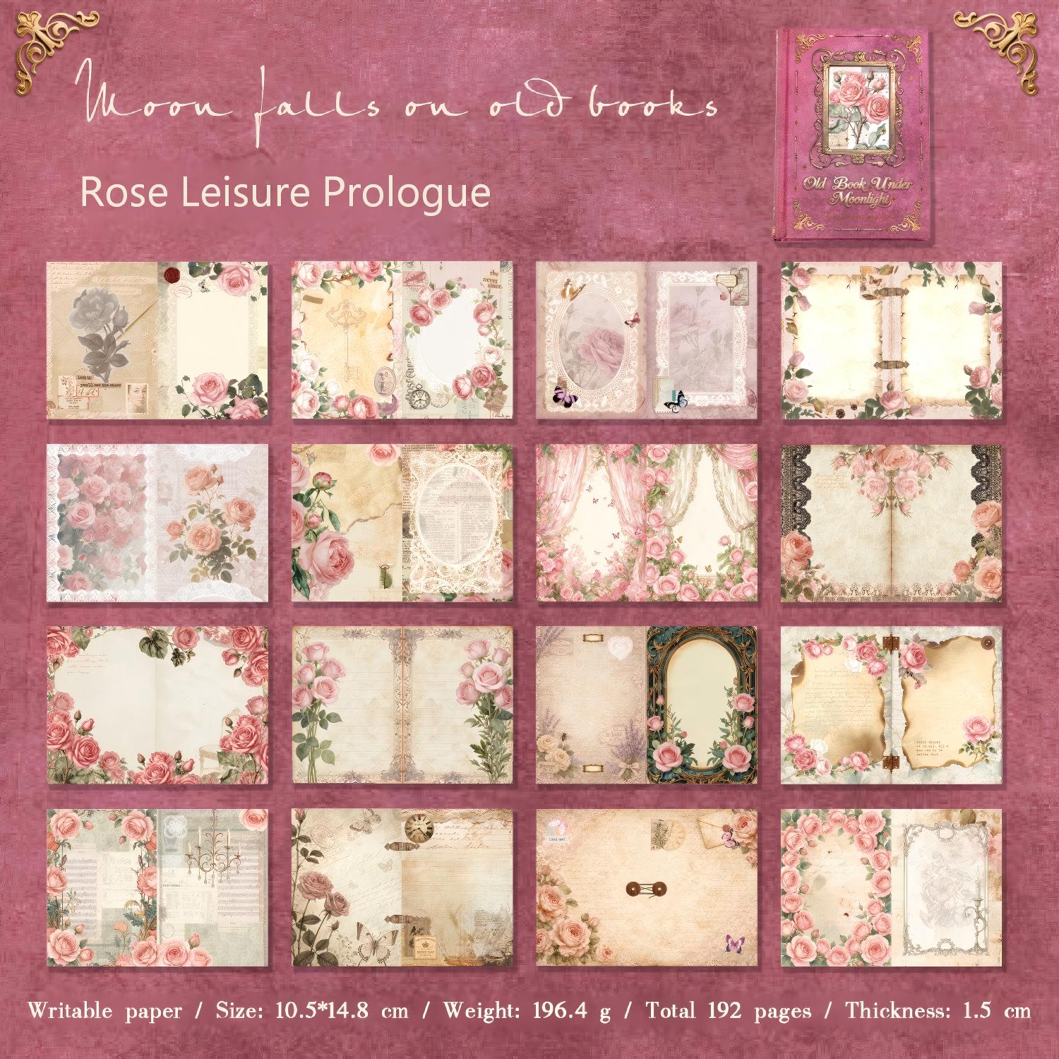 Vintage Rose Journal Notebook