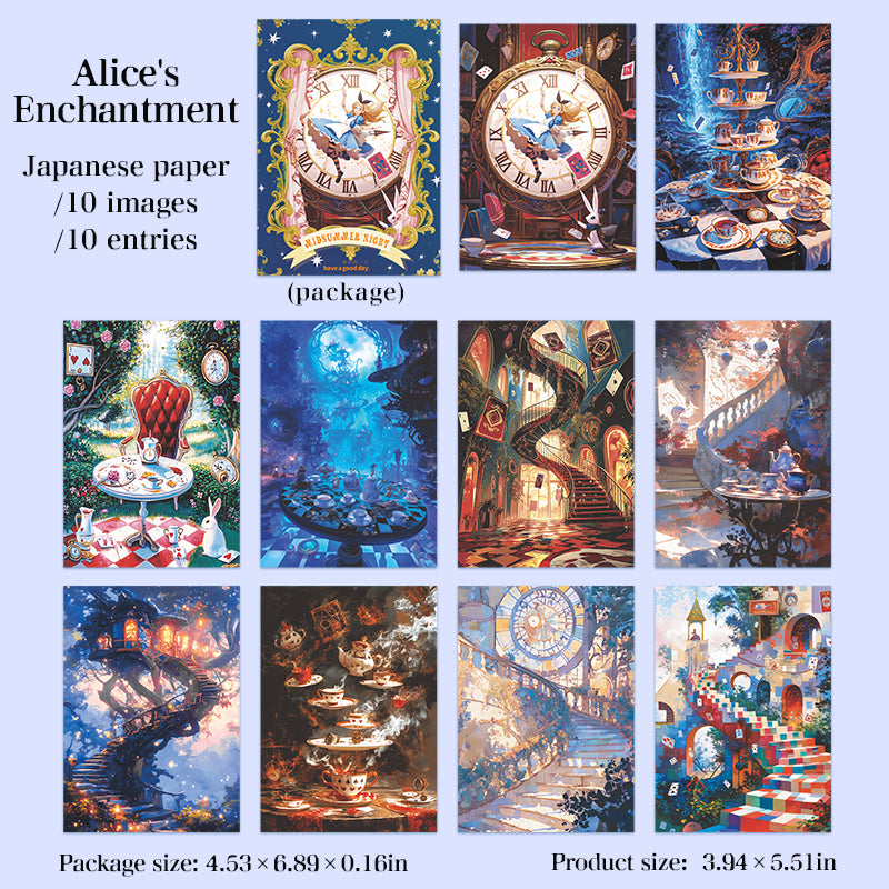0925 Fairy tales Washi Sticker -10Pcs each pack