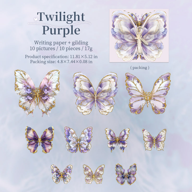 1016 Butterfly sticker -10Pcs each pack
