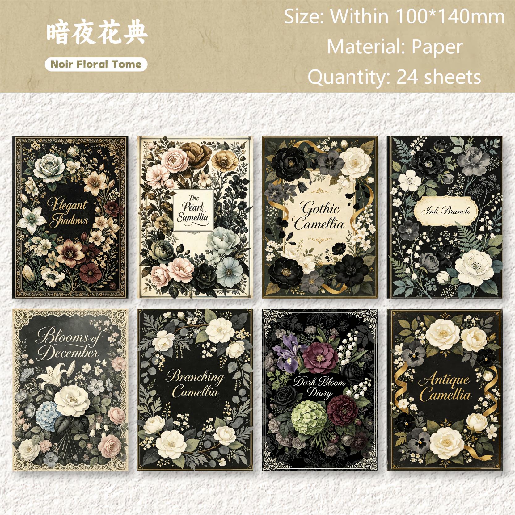 Secret Language Flower Book Paper -24Pcs each pack