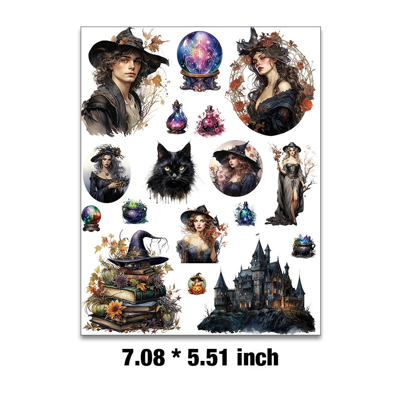 E-58- Magic collection Embossed sticker 1 Pcs
