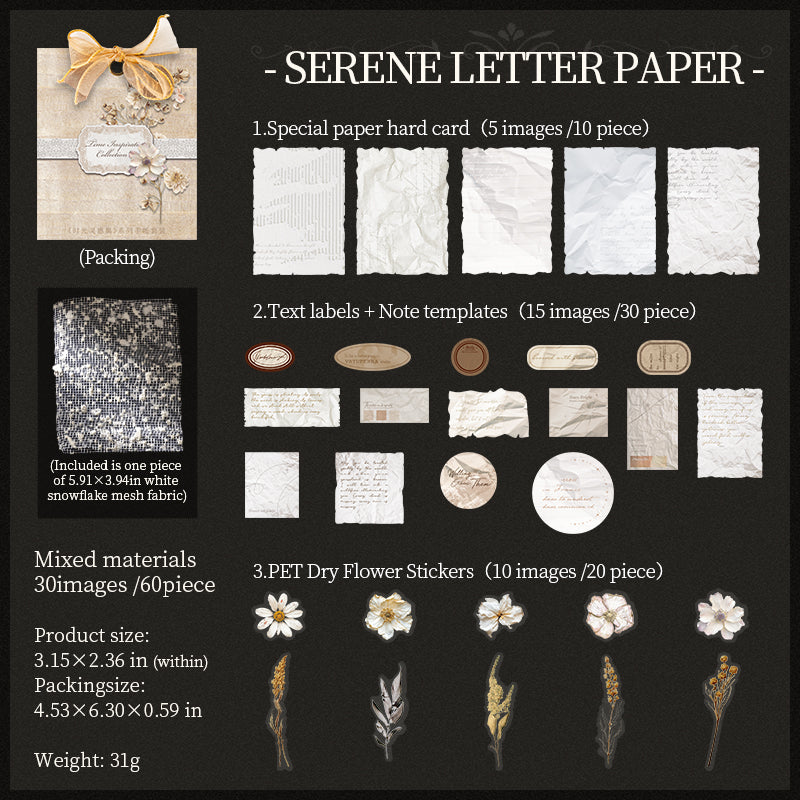 0908 Time inspiration collection Mixed pack -60Pcs each pack
