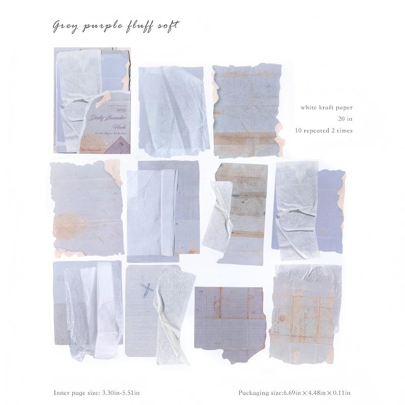 1122 Vintage Solid paper -20Pcs each pack