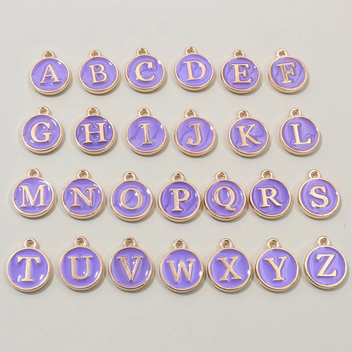 0710 Letter charms 1set 26pcs