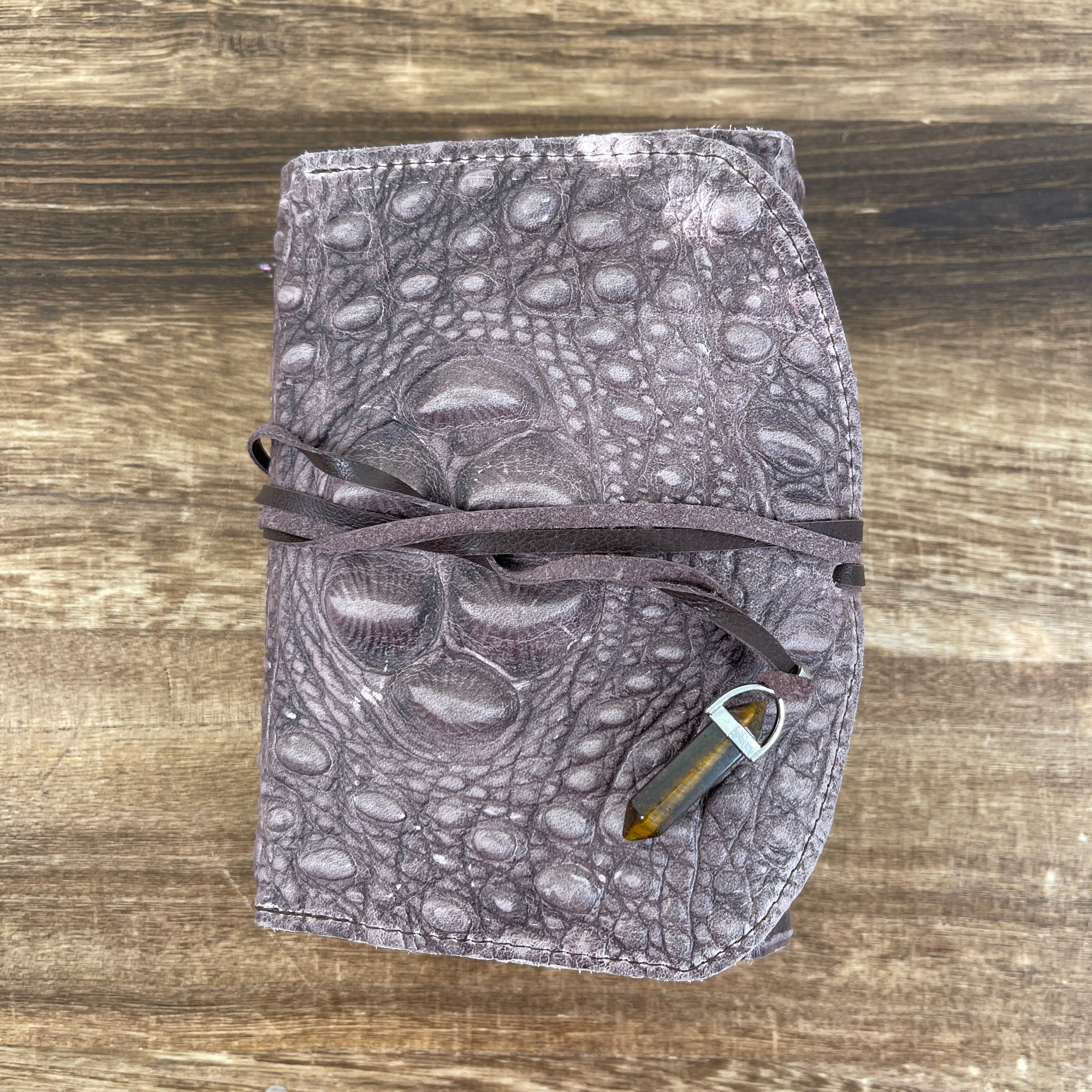 Handmade leather journal