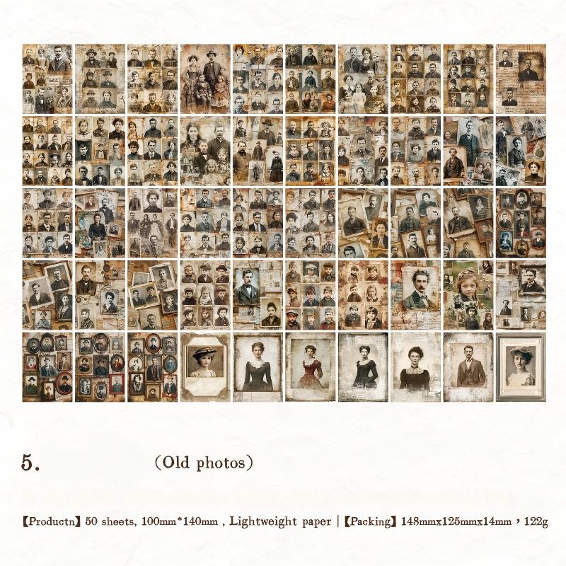 1204 Vintage paper -100Pcs each pack